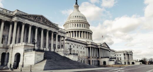 the capitol building in washington d c is shown