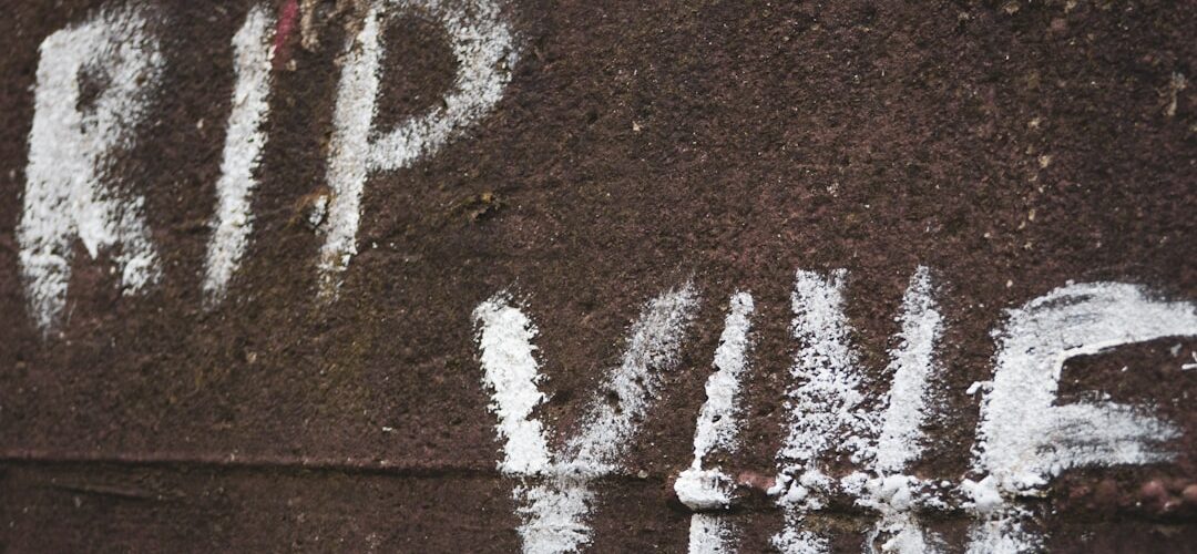 text on brown concrete floor